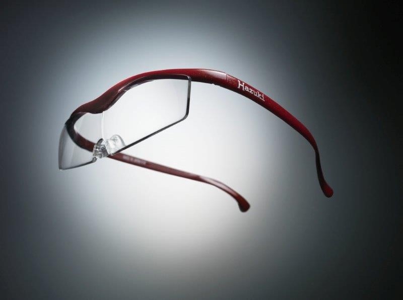 プリヴェ　ハズキルーペ　コンパクト　クリアレンズ　１．６倍　赤