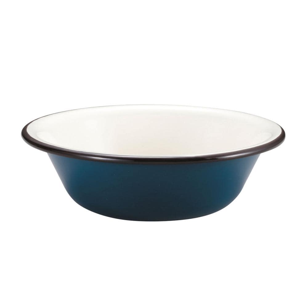 【アウトレット品】キャプテンスタッグ ホーローボウル 16cm ブルー