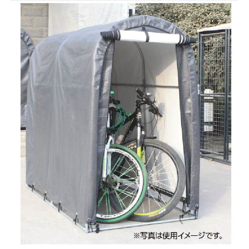 爆安 エクステリアのキロ 店自転車置き場 南栄工業 サイクルハウス SH6-SB型 本体セット DIY向け テント生地 家庭用 サイクルポート  屋根