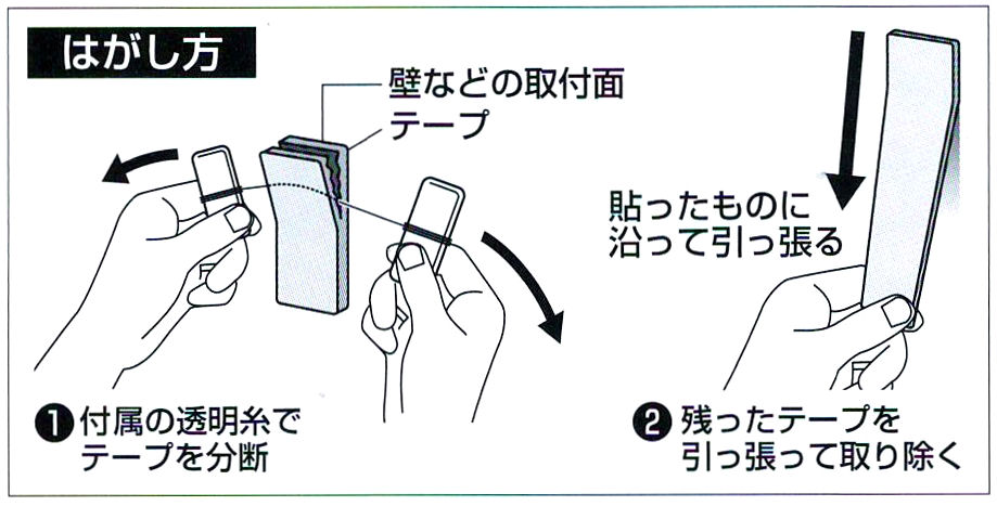 超強力あとからはがせる（粗面）１ｍ　ＫＲＲ－１５