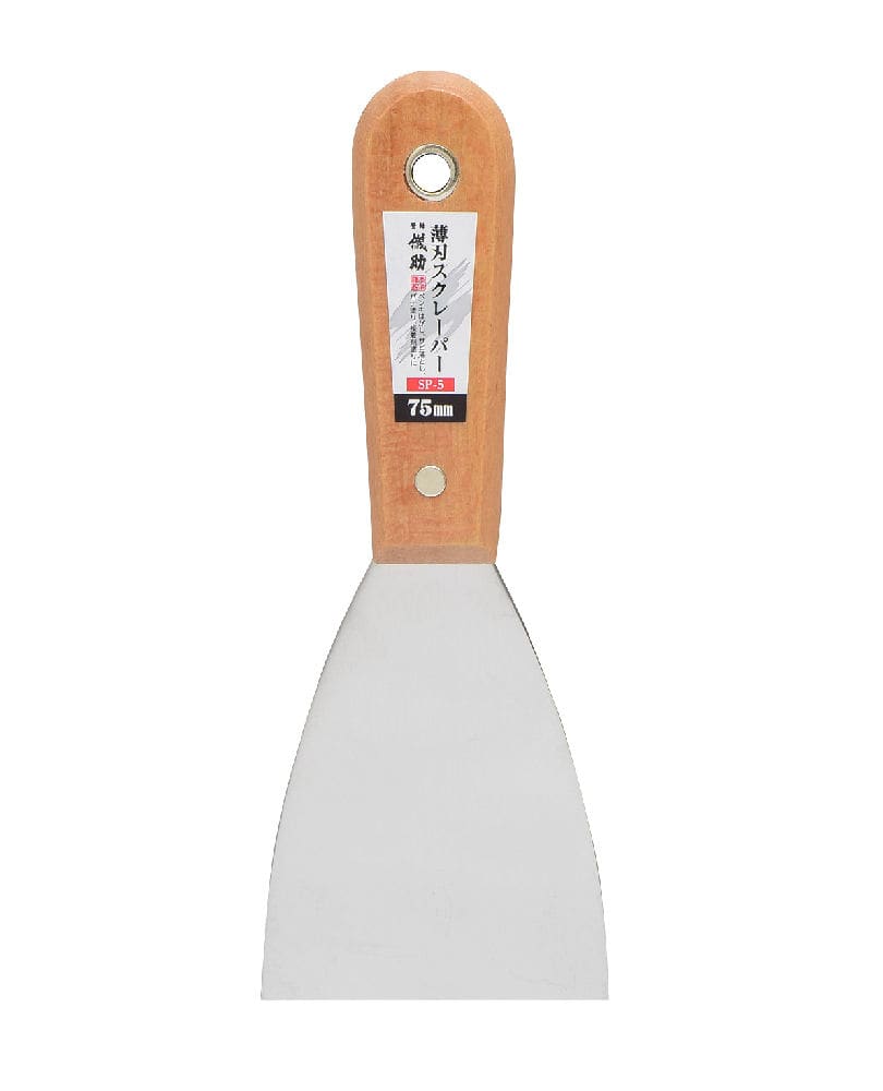 儀助　薄刃スクレーパー　７５ｍｍ　ＳＰ－５