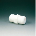フロンケミカル　フッ素樹脂（ＰＴＦＥ）　ニップル　Ｒ１／４ＸＲ１／４＿