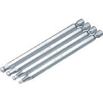 エイト 六角棒ビット テーパーヘッド 対辺6.35mm 溝9mm 単品_