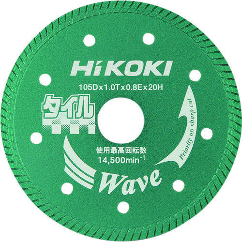 HiKOKI(旧日立工機) ダイヤモンドカッター105mmX20(タ_