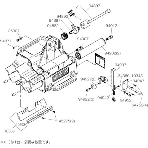 ＲＩＤＧＩＤ　セット　スクリュー　５／１６－１８×１／２　Ｆ／１２２Ｊ＿