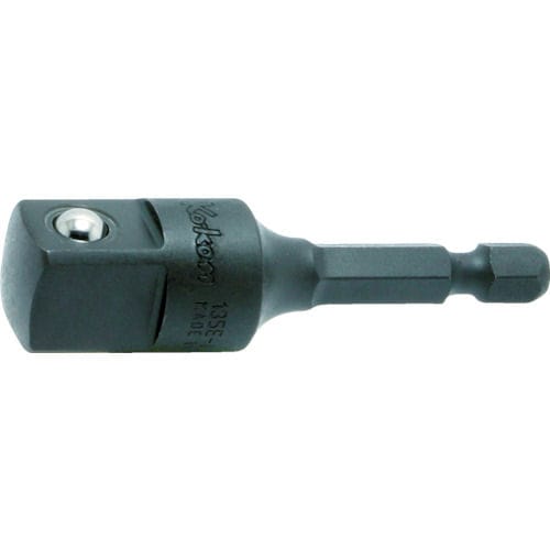 コーケン　６．３５ｍｍＨ　アダプター　全長６０ｍｍ　凸１２．７ｍｍ差込＿