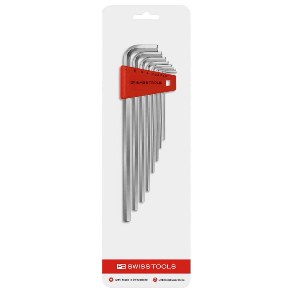 ＰＢ　ＳＷＩＳＳ　ＴＯＯＬＳ　ホルダー付六角棒レンチセット　ロング２１１Ｈ－８ＣＮ