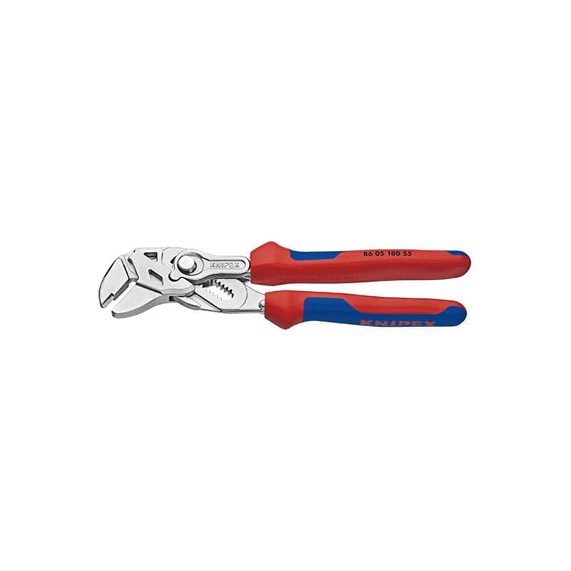 ＫＮＩＰＥＸ　航空機整備用　プライヤーレンチ　１８０ｍｍ　コンフォートハンドル　８６０５－１８０Ｓ５