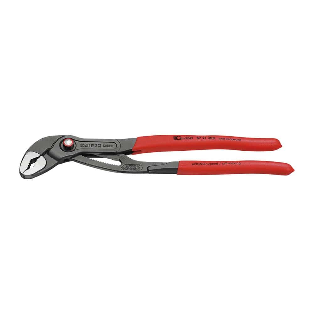 KNIPEX コブラ クイックセット 300mm プラスチックコーティングハンドル 8721-300