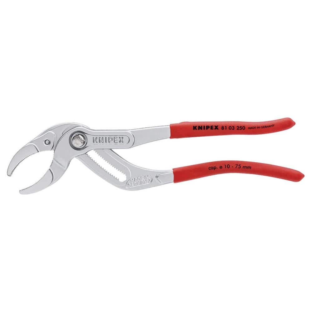 KNIPEX パイププライヤー(直径25-80mm)250mm プラスチックハンドル 8103-250