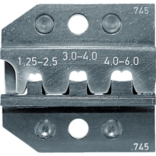 ＲＥＮＮＳＴＥＩＧ　圧着ダイス　６２４－７４５　オープンバレル接続端子　１．２５＿