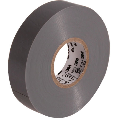 ３Ｍ　ビニールテープ　１１７　グレー　１９ｍｍＸ２０ｍ　１０巻入り＿