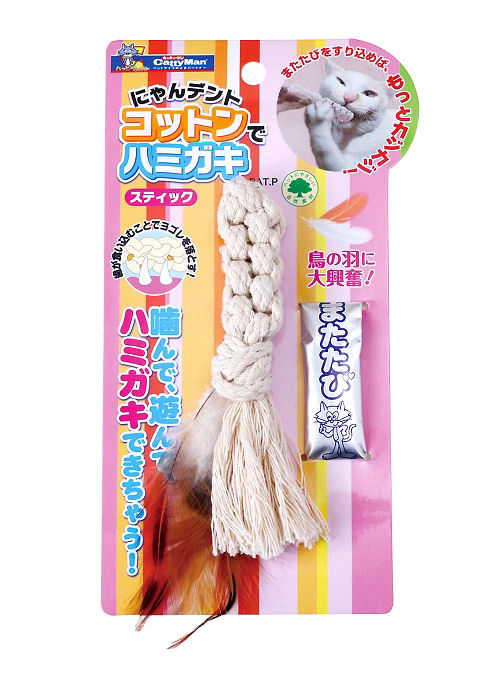 ドギーマン にゃんデント コットンでハミガキ スティック