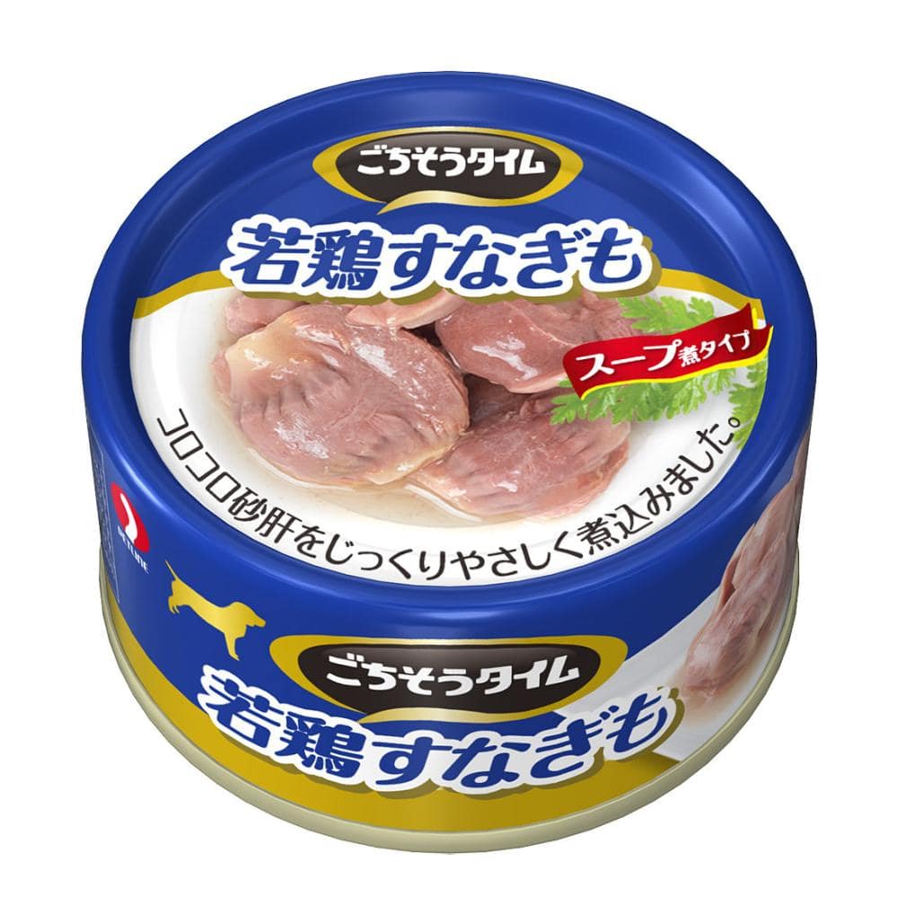 ごちそうタイム缶　若鶏すなぎも　８０ｇ　ＧＴ３６