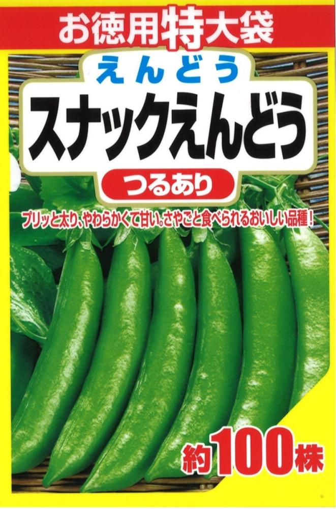 エンドウ種子　ＳＢ　徳用特大つる有スナックえんどう