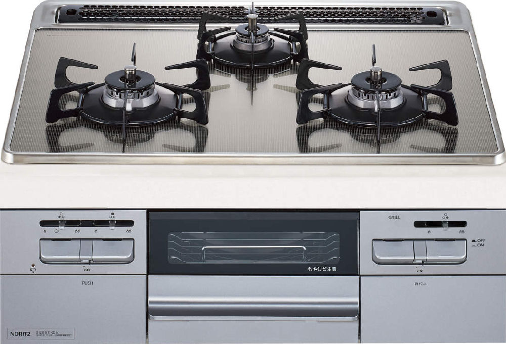 ノーリツ 都市ガス 2口 テーブルコンロ NLW2265TCSGLLW2265TL