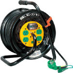 日動 電工ドラム マジックリール 100V アース漏電しゃ断器付30m_