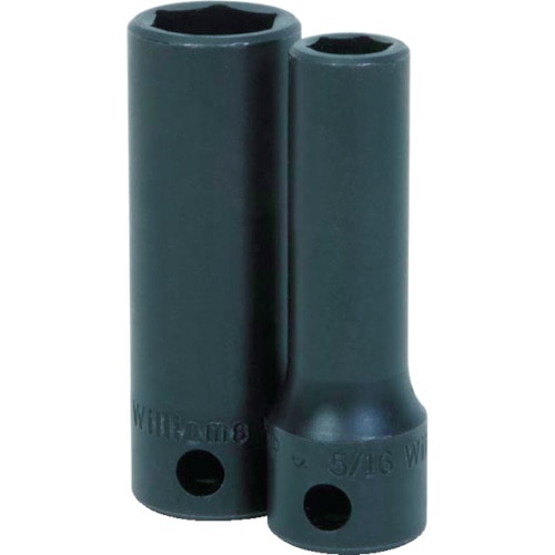 WILLIAMS 3/8ドライブ ショートソケット 6角 12mm インパクト_