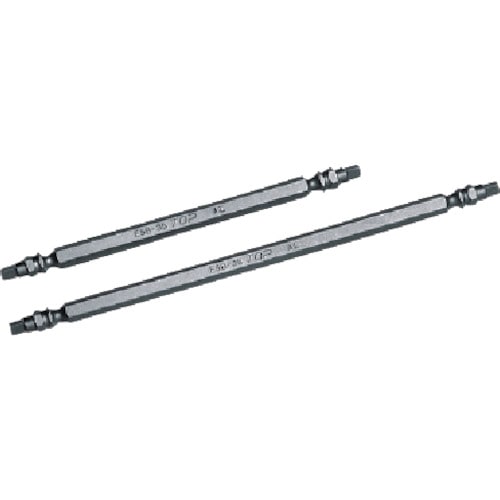 TOP 電動ドリル用四角ビット3.0X110mm2本入り_