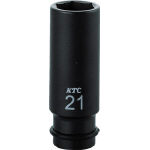 KTC 12.7sq.インパクトレンチ用ソケット(ディープ薄肉) 22mm_