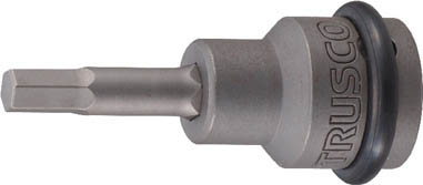 TRUSCO インパクト用ヘキサゴンソケットソケット(差込角9.5)対辺3mm_