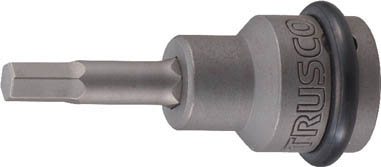 TRUSCO インパクト用ヘキサゴンソケットソケット(差込角9.5)対辺5mm_