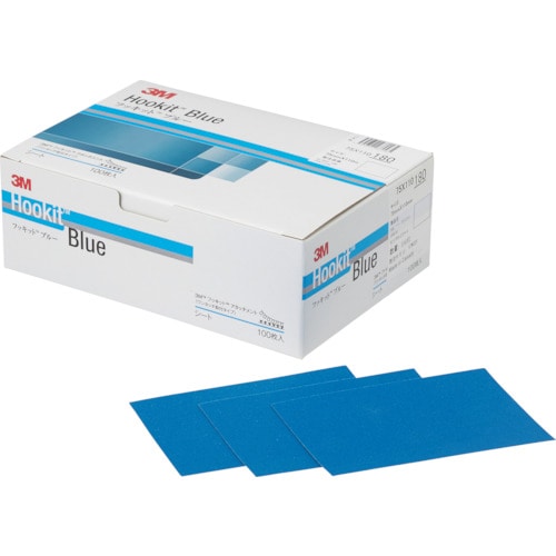 ３Ｍ　ブルーサンディングシート　７５Ｘ１１０ｍｍ　＃１２０　　（１００枚入）＿