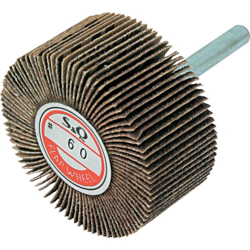 ＭＵＲＡＫＯ　軸付フラップ（金具無し）　外径４０幅２５軸径６　８０＃＿