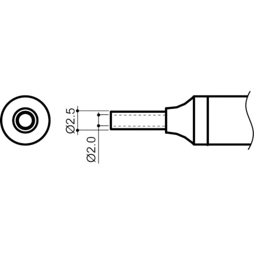 白光 ノズル 2mm_