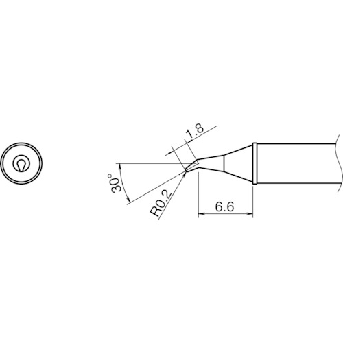 白光　こて先／０．２ＲＳＳＢ型＿