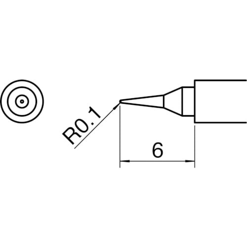 白光　こて先／Ｉ型＿