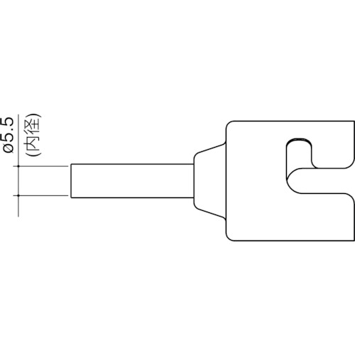 白光　ノズル　シングル　５．５ＭＭ＿