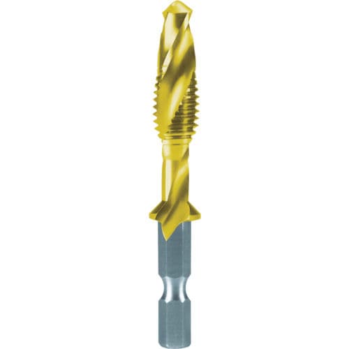 RUKO 六角軸タッピングドリル M4X0．7 54mm チタン