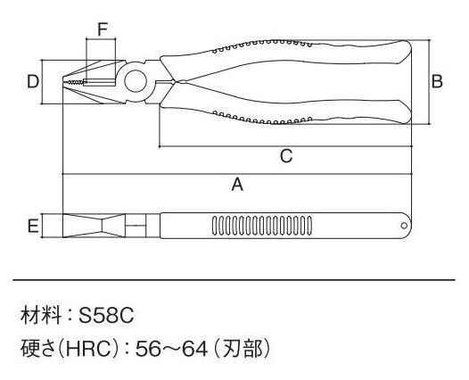 スリーピークス　ペンチ　ＳＣ‐１７５Ｚ　　　　　　　　　　　