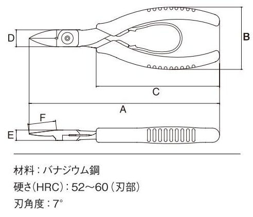 スリーピークス　スリムプラスチックニッパ　ＳＰＮ‐１６５Ｓ　