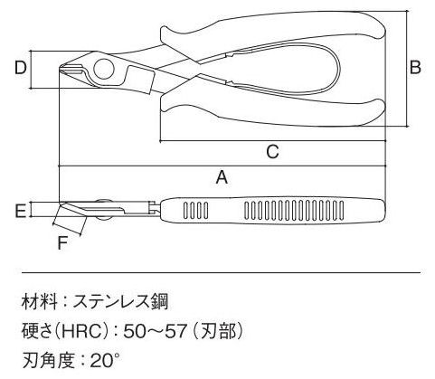 スリーピークス　ニッパ（リードストッパー付）　ＳＰ‐２１　　