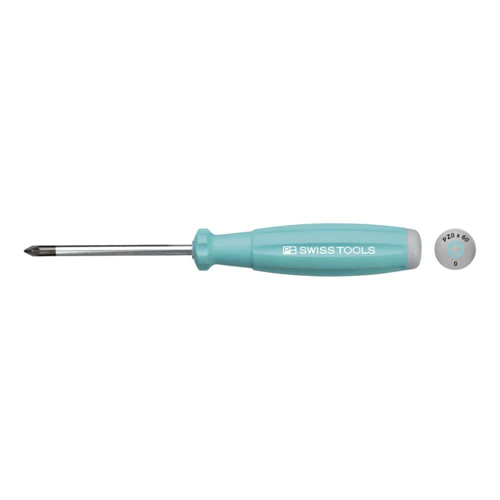 PB SWISS TOOLS レインボーポジドライバー 水色8192-0-60LG