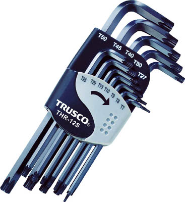 ＴＲＵＳＣＯ　ヘックスローブレンチセット　１２本入＿