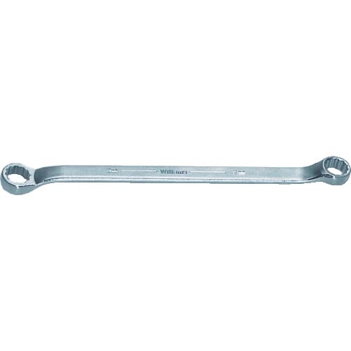 WILLIAMS ダブルボックスレンチ 10度オフセット 12角 17×19mm_