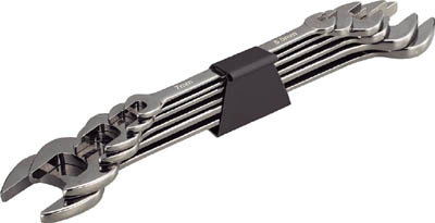 ＴＲＵＳＣＯ　ミラータイプ両口スパナセット　６丁組Ａセット＿