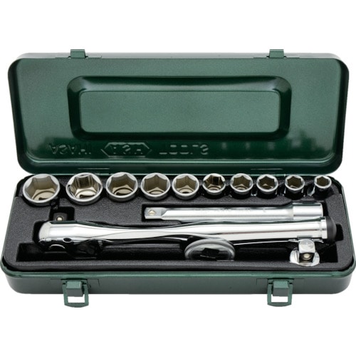 ASH レボウェイブ6角ソケットレンチセット12.7□×14PCS_