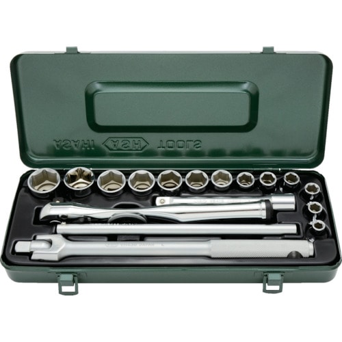 ＡＳＨ　レボウェイブ６角ソケットレンチセット１２．７□×１８ＰＣＳ＿