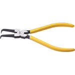 TOP スナップリングプライヤ穴用曲爪 125mm 使用範囲12~25mm_