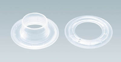 TRUSCO 両面ハトメ プラスチック 12mm 15組入_