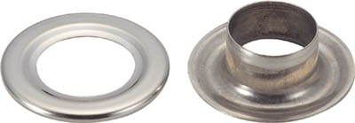 TRUSCO 両面ハトメ ステンレス 15mm 10組入_