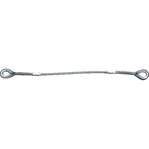 TRUSCO Wスリング Eタイプ 両端シンブル入り 6mmX3.5m_