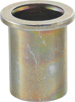 ＴＲＵＳＣＯ　クリンプナット平頭スチール　板厚２．５　Ｍ１０Ｘ１．５　（１６個）＿