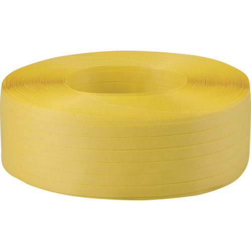 TRUSCO 手締用PPバンド 15.5mmX1000m巻 黄_