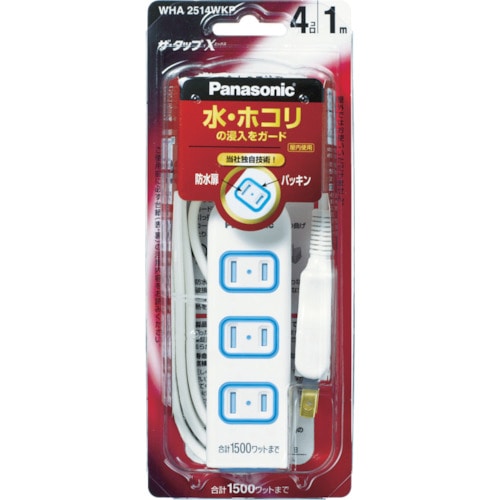 パナソニック ザ・タップX 6コ口 3mコード付 ホワイト_