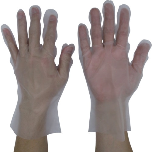 テイジン　ポリエチレンぴったり手袋　Ｍサイズ　（１００枚入）＿